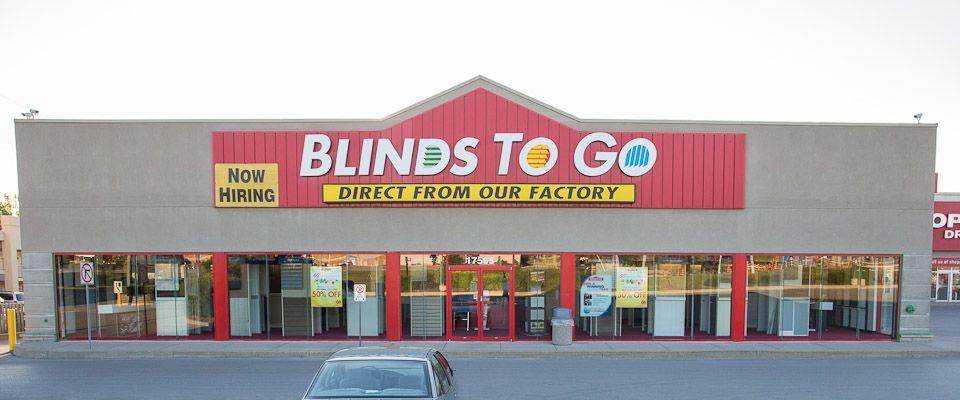 An image of the Blinds To Go Newmarket showroom, which services the Newmarket, Aurora, and Bradford areas.