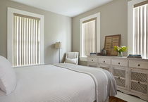 Traditional Bedroom With Modern Blinds