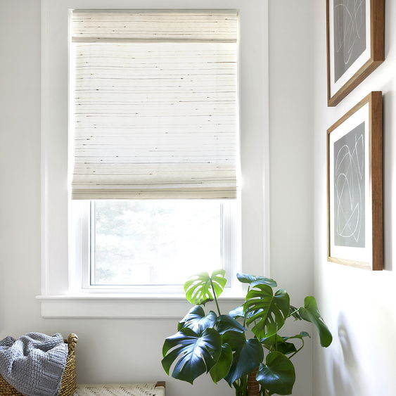 Flat Fold Woven Shades